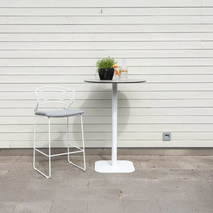 Bartafels-Fjôrd Bartafel Zwart Kunststof - 70x70x100cm - Milano