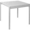Tuintafels-Beliani BARTICA - Tuintafel - Grijs - 81 x 84 cm - Synthetisch materiaal