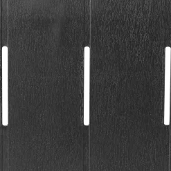 Beliani BARTICA - Tuintafel - zwart - 154 x 84 cm - Synthetisch materiaal