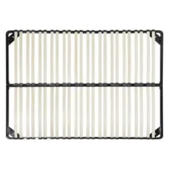 Beliani BASIC - Lattenbodem - Zwart - 140 x 200 cm - Staal