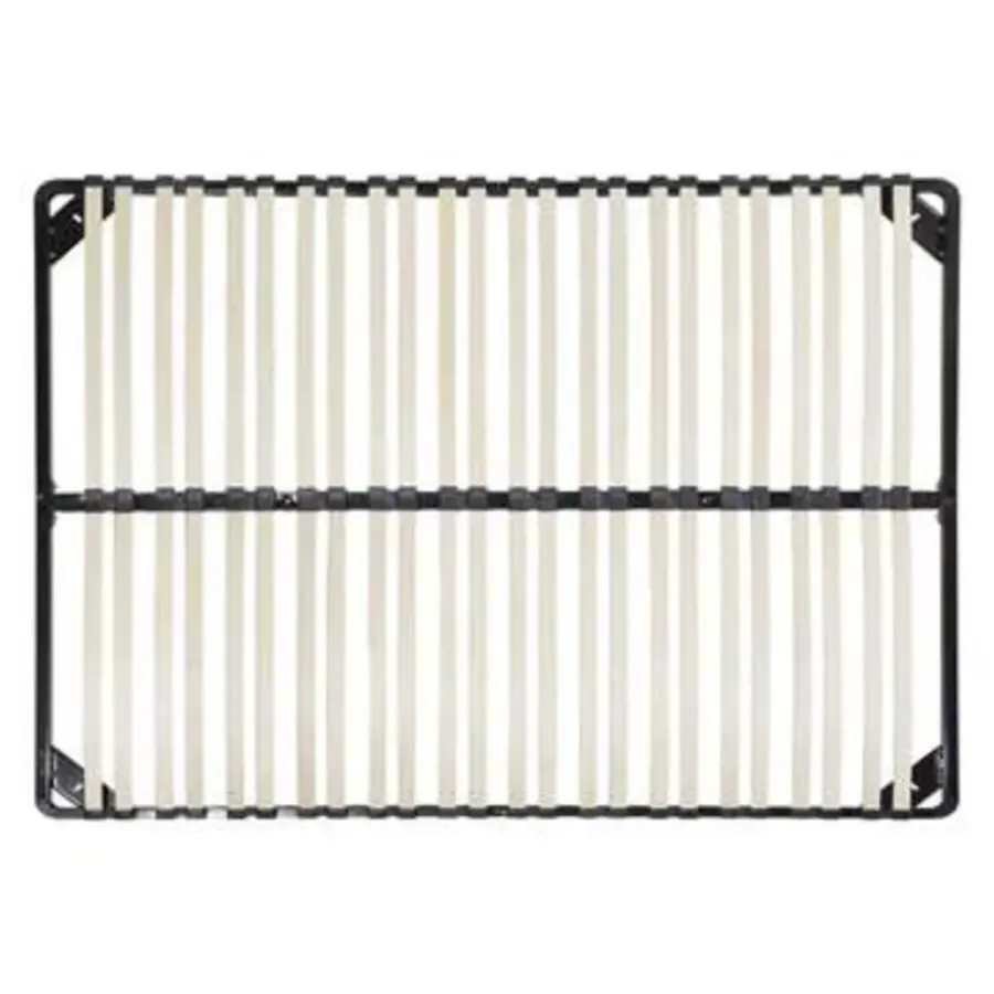 Beliani BASIC - Lattenbodem - Zwart - 140 x 200 cm - Staal