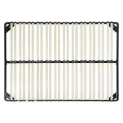 Beliani BASIC - Lattenbodem - Zwart - 140 x 200 cm - Staal