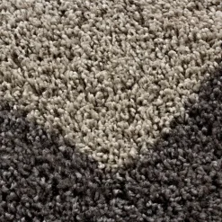 Muratap Basic Shaggy Kader vloerkleed Taupe Hoogpolig - 300x400 CM