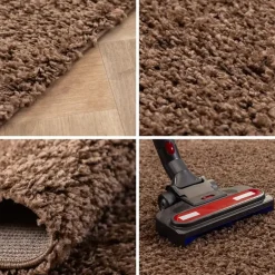 Hoogpolige Vloerkleden-Muratap Basic Shaggy vloerkleed Caramel Hoogpolig - 120x170 CM