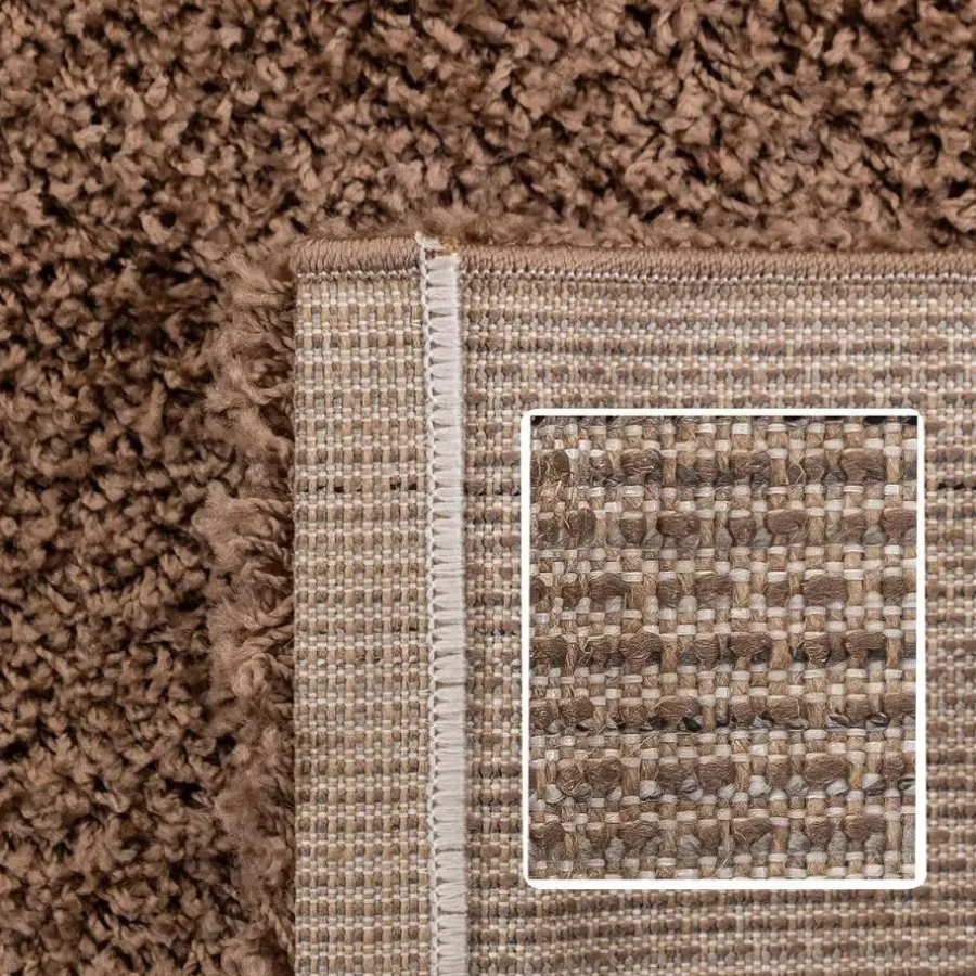 Vloerkleden|Hoogpolige Vloerkleden-Muratap Basic Shaggy vloerkleed Caramel Hoogpolig - 200x290 CM