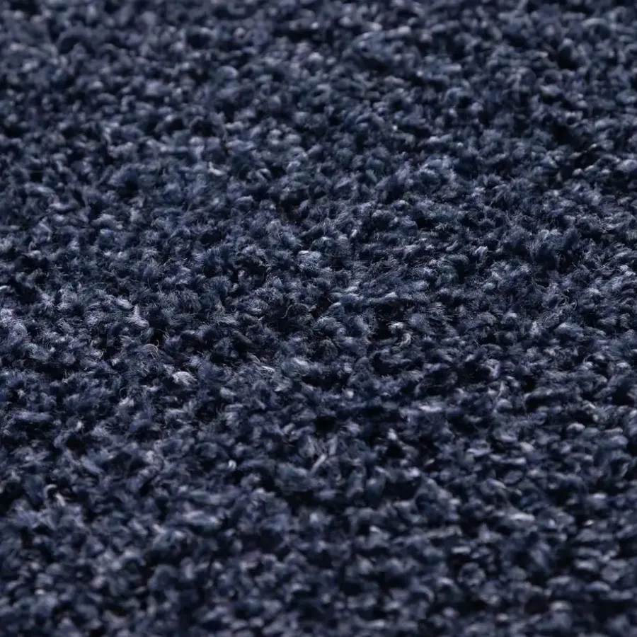 Hoogpolige Vloerkleden-Muratap Basic Shaggy vloerkleed Donker Blauw Hoogpolig - 140x200 CM