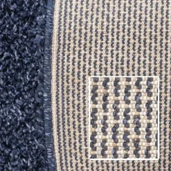 Muratap Basic Shaggy vloerkleed Donker Blauw Hoogpolig - 160x230 CM