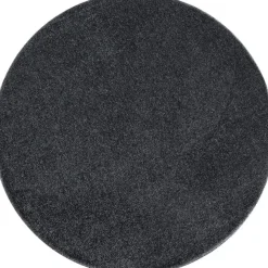 Muratap Basics Effen Rond Vloerkleed Grijs Laagpolig - 160 CM ROND