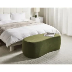 Poefen-Leen Bakker BAYARD - Poef - Groen - Bouclé