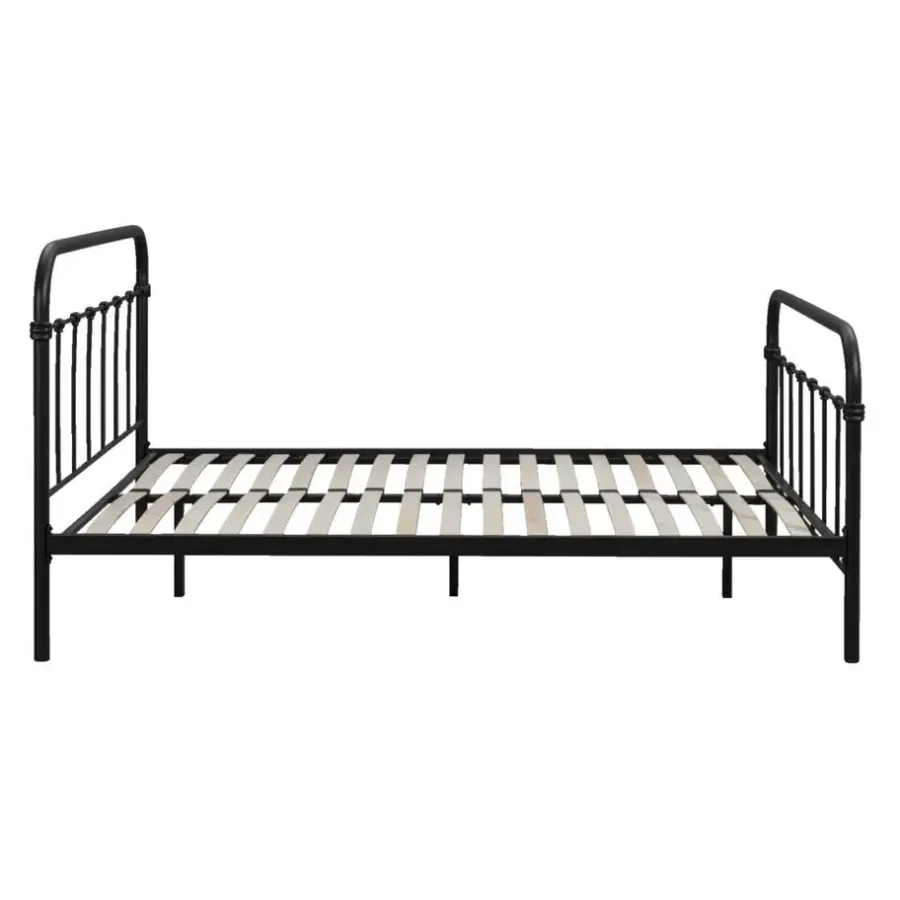 2-Persoons Bedden|Twijfelaars-Leen Bakker Bed Anne - mat antraciet - 140x200 cm
