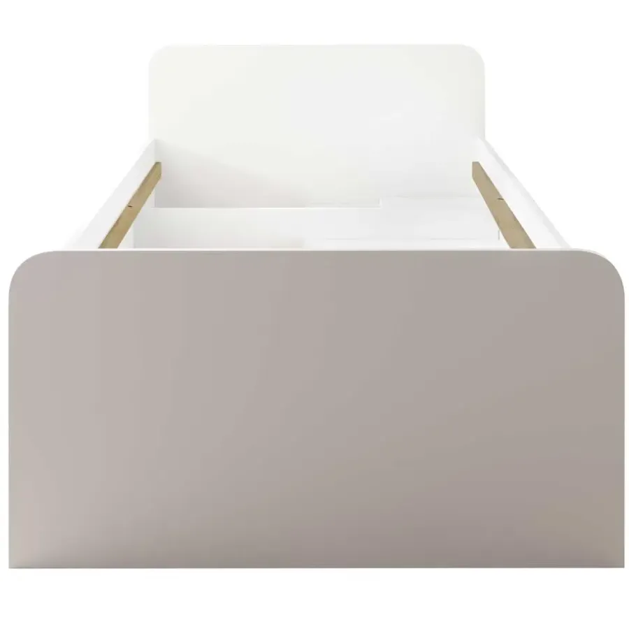 1-Persoons Bedden-Emob Bed Barko 90x200 met 3 lades - wit