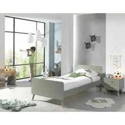 Vipack Bed Billy 90x200 - olijfgroen