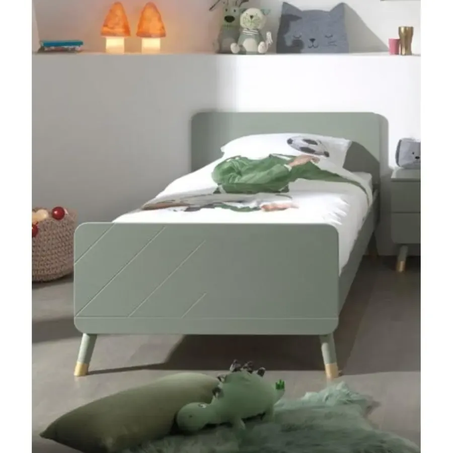 Vipack Bed Billy 90x200 - olijfgroen