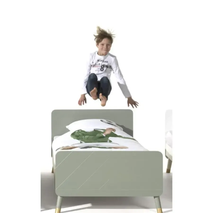 Vipack Bed Billy 90x200 - olijfgroen