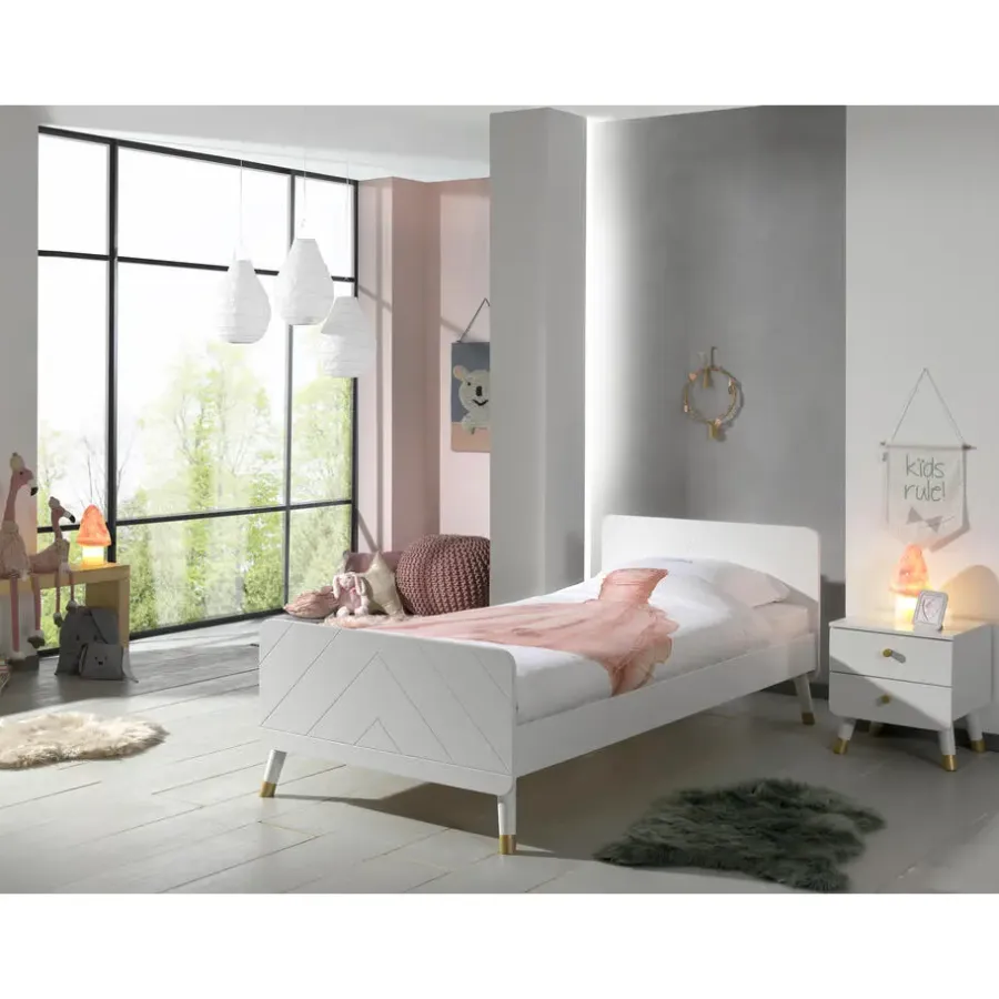 Vipack Bed Billy 90x200 - wit