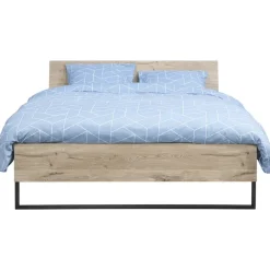 2-Persoons Bedden|Twijfelaars-Leen Bakker Bed Dex - eikenkleur - 140x200 cm