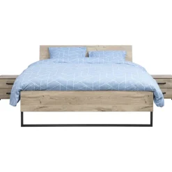 2-Persoons Bedden|Twijfelaars-Leen Bakker Bed Dex - eikenkleur - 140x200 cm