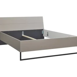2-Persoons Bedden|Twijfelaars-Leen Bakker Bed Dex - greige - 140x200 cm
