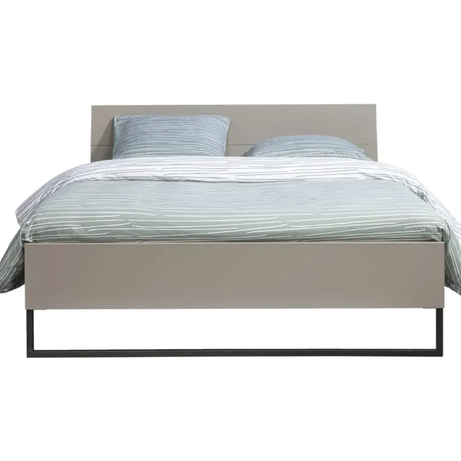 Leen Bakker Bed Dex - greige - 180x200 cm