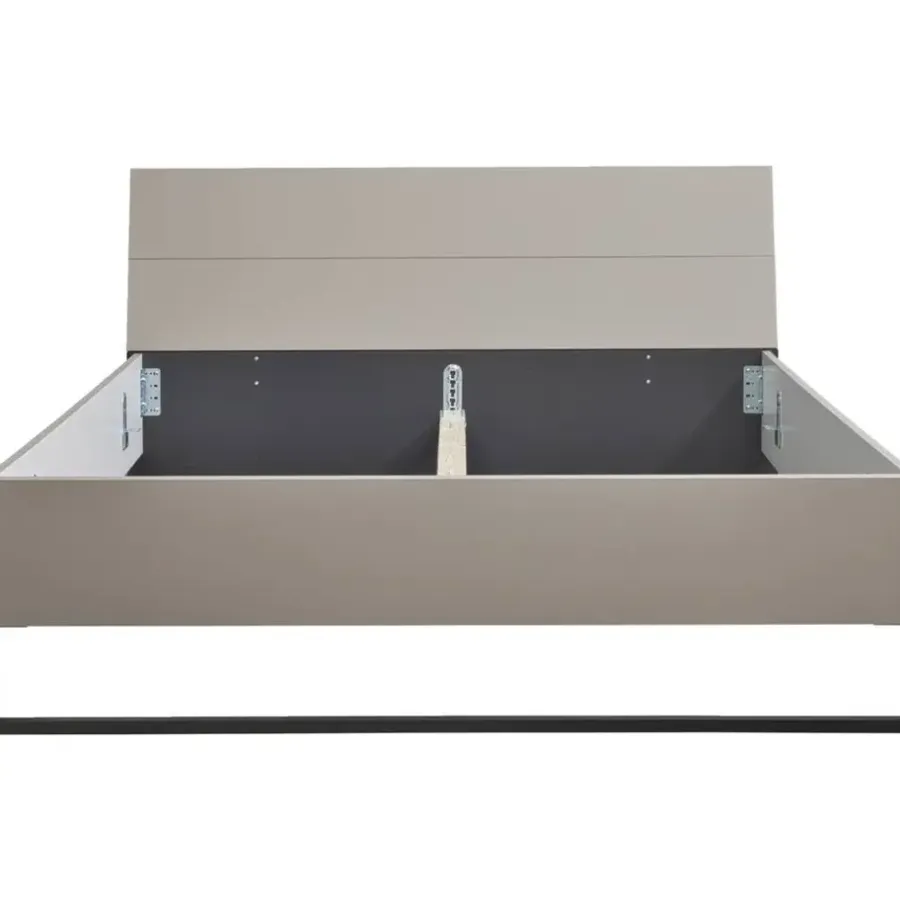 Leen Bakker Bed Dex - greige - 180x200 cm