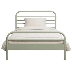 Leen Bakker Bed Jada metaal - groen - 90x200 cm