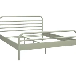 Leen Bakker Bed Jada metaal - groen - 140x200 cm
