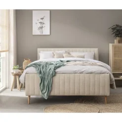 Leen Bakker Bed Lieke - ecru - 180x200 cm