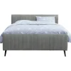 Leen Bakker Bed Lieke - grijs/groen - 160x200 cm