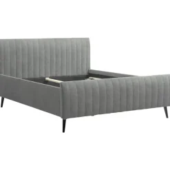 Leen Bakker Bed Lieke - grijs/groen - 180x200 cm