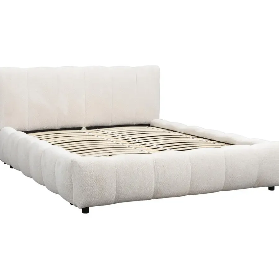 2-Persoons Bedden-Leen Bakker Bed Maudy - ecru - 180x200 cm