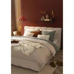 2-Persoons Bedden-Leen Bakker Bed Maudy - ecru - 180x200 cm