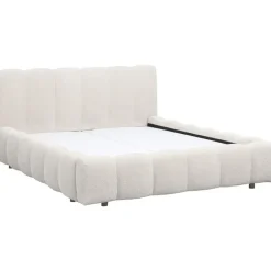 Leen Bakker Bed Maudy met opbergruimte - ecru - 140x200 cm