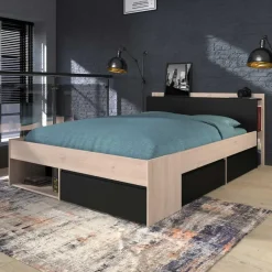 Parisot Bed Most 160x200cm - eik/zwart