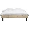 Leen Bakker Bed Nova - eikenkleur - 140x200 cm