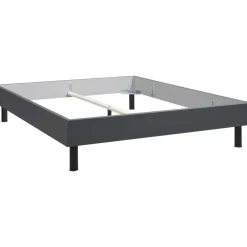 2-Persoons Bedden-Leen Bakker Bed Nova - grafietkleur - 160x200 cm