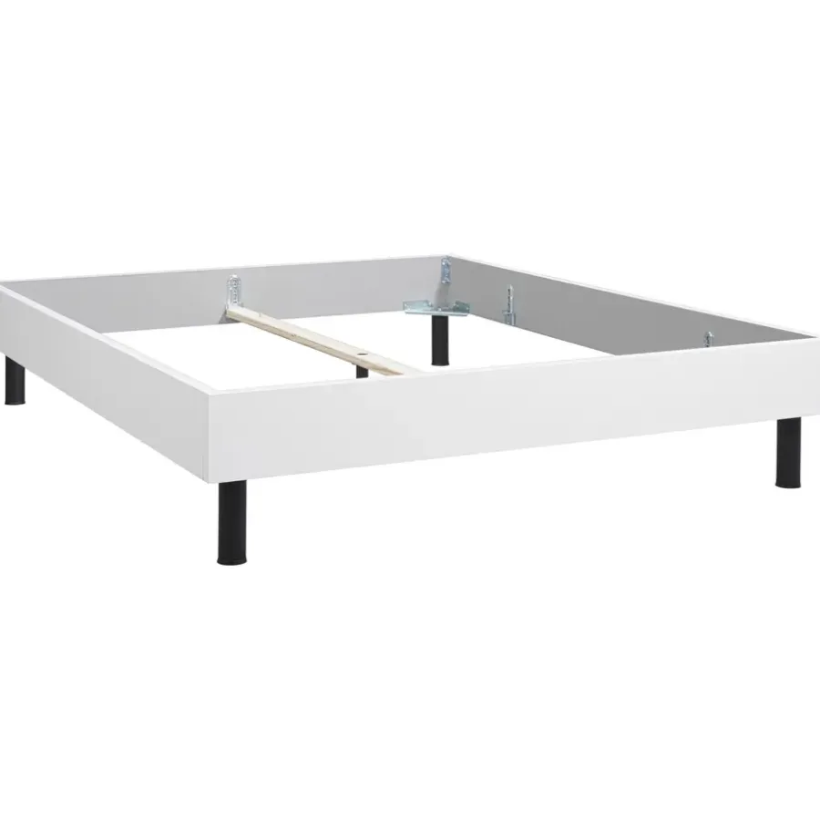 Leen Bakker Bed Nova - wit - 140x200 cm