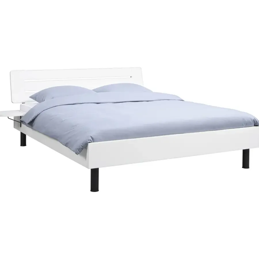 Leen Bakker Bed Nova - wit - 140x200 cm