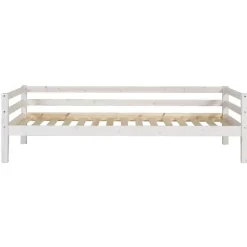 1-Persoons Bedden-Leen Bakker Bed Ties - whitewash - 90x200 cm