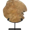 Beelden-Leen Bakker Beeld Nomad - zwart/naturel - 37x27x10 cm