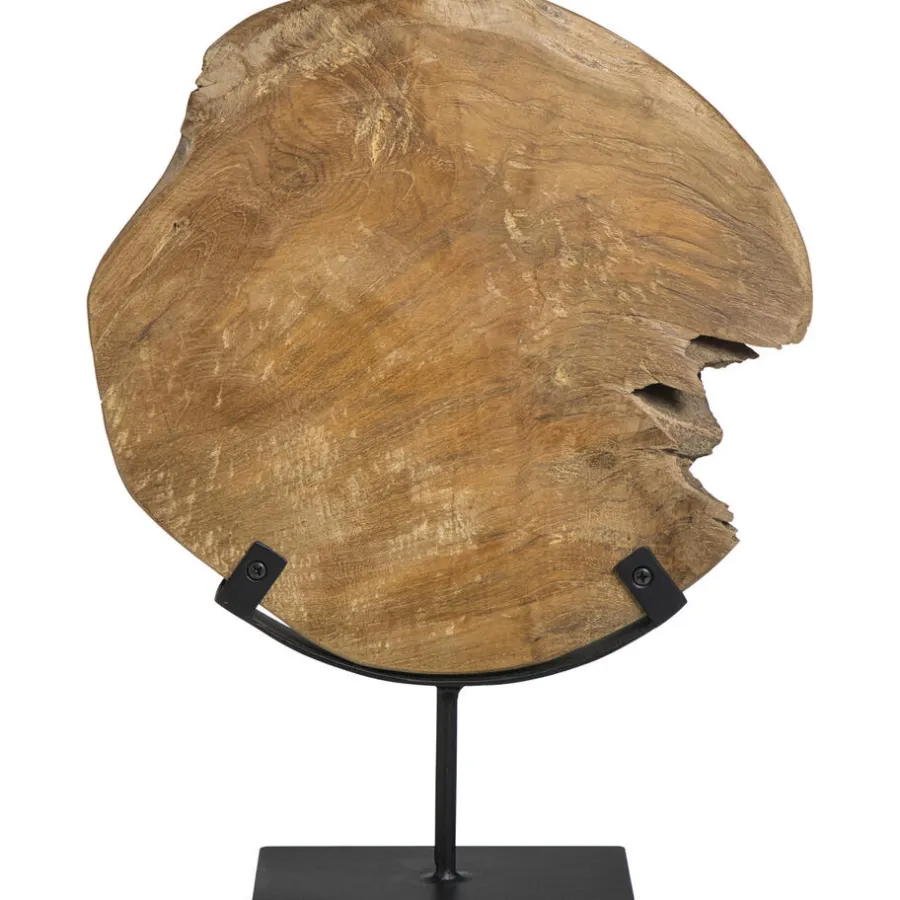 Beelden-Leen Bakker Beeld Nomad - zwart/naturel - 37x27x10 cm