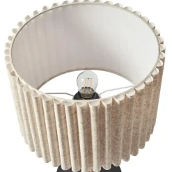 Tafellampen-Leen Bakker BELESSA - Tafellamp - Lichtbeige - Rubberhout