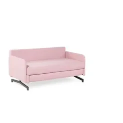 Beliani BELFAST - Slaapbank - Roze - Polyester