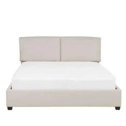 Beliani BELFORT - Tweepersoonsbed - Beige - 140 x 200 cm - Polyester