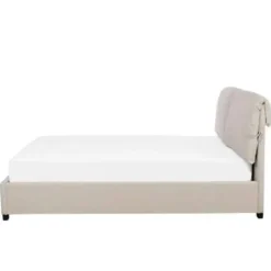Beliani BELFORT - Tweepersoonsbed - Beige - 140 x 200 cm - Polyester