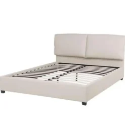 Beliani BELFORT - Tweepersoonsbed - Beige - 140 x 200 cm - Polyester