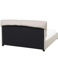 Beliani BELFORT - Tweepersoonsbed - Beige - 140 x 200 cm - Polyester