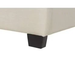 Beliani BELFORT - Tweepersoonsbed - Beige - 140 x 200 cm - Polyester