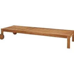 Beliani BELLANO - Ligstoel - Lichthout - Acaciahout