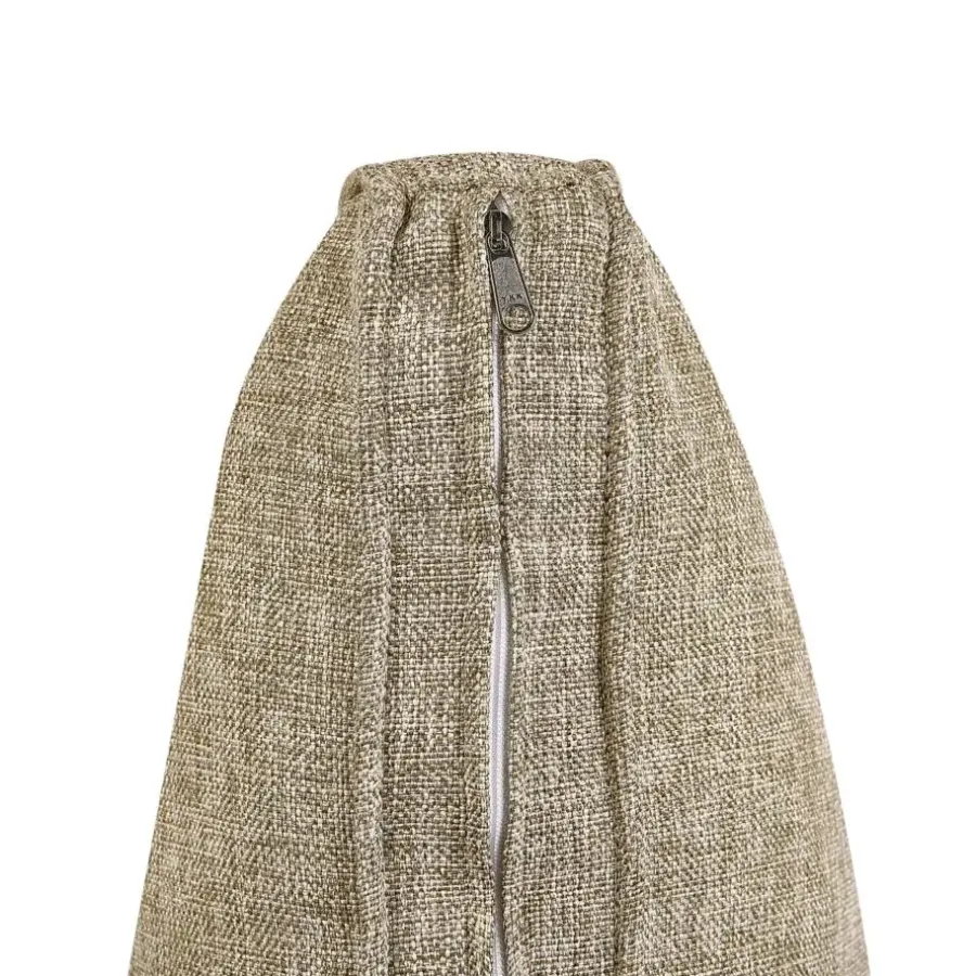 Beliani BELSITO - Ligstoel - Taupe - Rotan