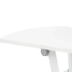 Leen Bakker BENDI - Bureau inklapbaar - Wit - 90 x 64 cm - Metaal